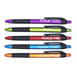 Fuck It All GIFT SET. Notepad and Pens Gift Set. Funny humor gifts